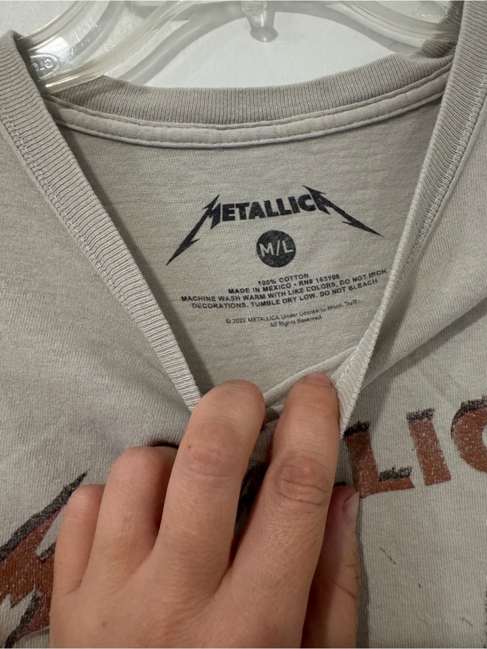 Metallica And Justice for All Band Tee - Picture 4 of 6